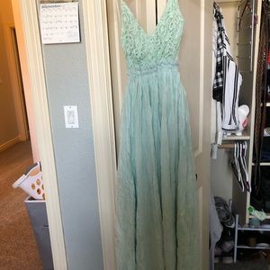 Teal dress